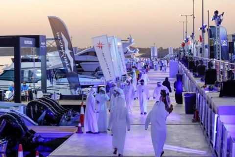 中东阿布扎比游艇展览会展会现场图片