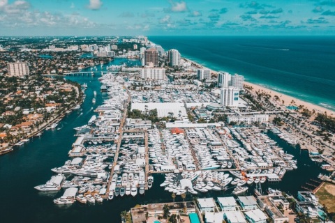 美国劳德代尔堡游艇展览会展会现场图片