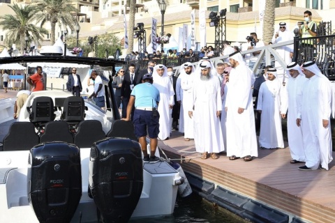 中东阿布扎比游艇展览会展会现场图片