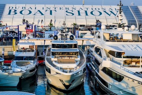 中东阿联酋迪拜游艇展览会展会现场图片