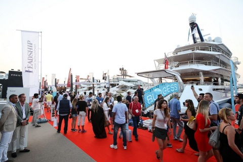 中东阿联酋迪拜游艇展览会展会现场图片