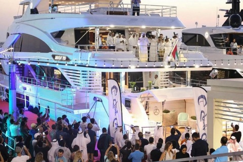 中东阿联酋迪拜游艇展览会展会现场图片