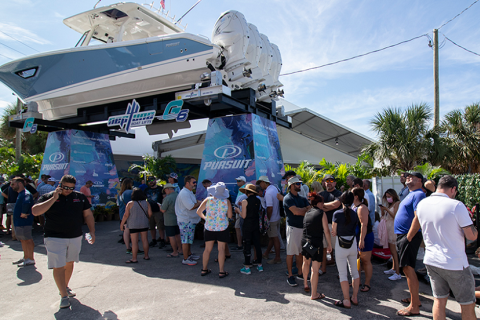 美国劳德代尔堡游艇展览会展会现场图片