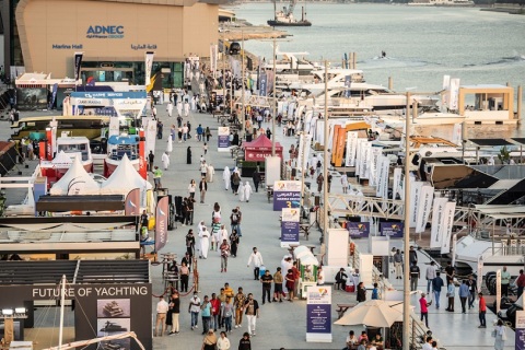 中东阿布扎比游艇展览会展会现场图片