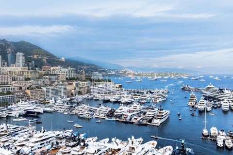 摩纳哥游艇展览会展会现场图片