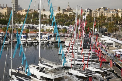 西班牙巴塞罗那游艇展览会展会现场图片