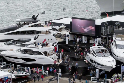 英国南安普顿游艇展览会展会现场图片