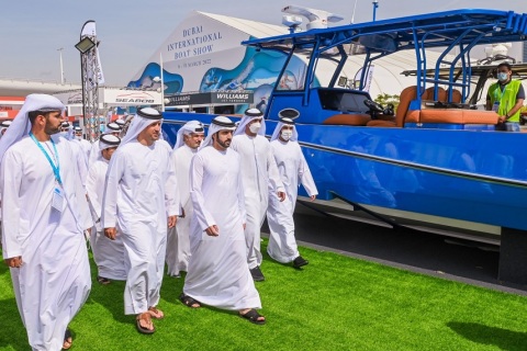 中东阿联酋迪拜游艇展览会展会现场图片