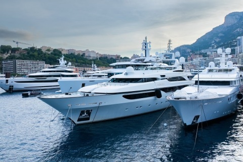 摩纳哥游艇展览会展会现场图片