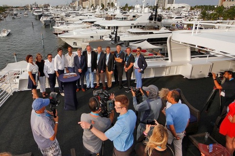 美国劳德代尔堡游艇展览会展会现场图片