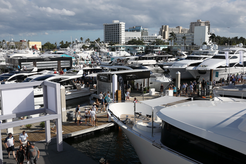 美国劳德代尔堡游艇展览会展会现场图片
