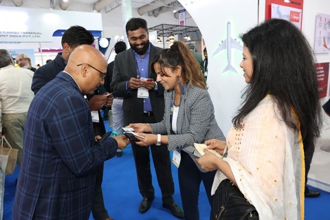 印度孟买航空货运展览会展会现场图片