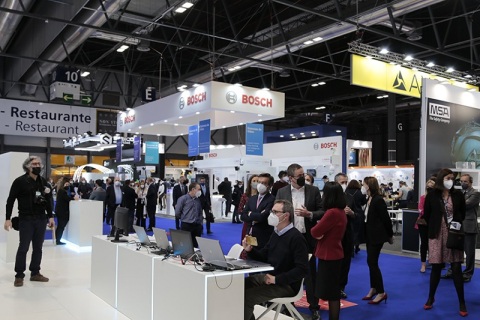 西班牙马德里消防、安防展览会展会现场图片