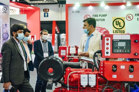 中东迪拜安防及消防展览会展会现场图片