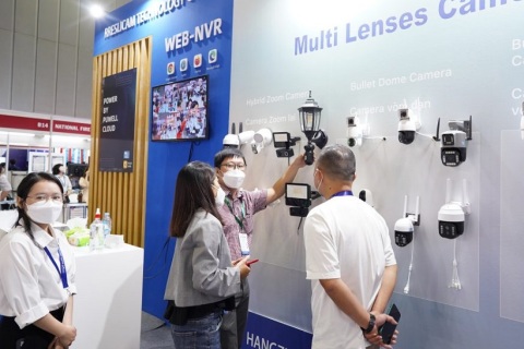 越南安防及消防展览会展会现场图片