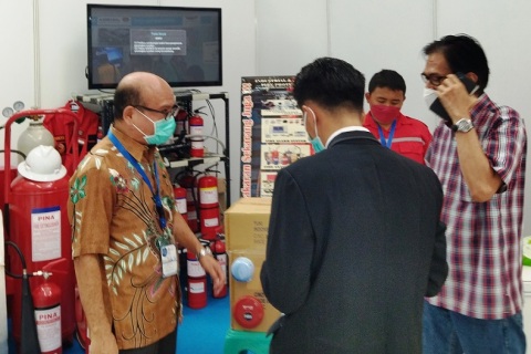 印尼安防及消防展览会展会现场图片