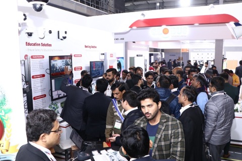 印度新德里安防展览会展会现场图片