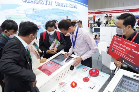 越南安防及消防展览会展会现场图片