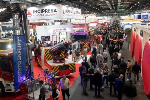西班牙马德里消防、安防展览会展会现场图片