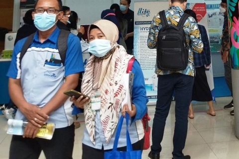 印尼安防及消防展览会展会现场图片