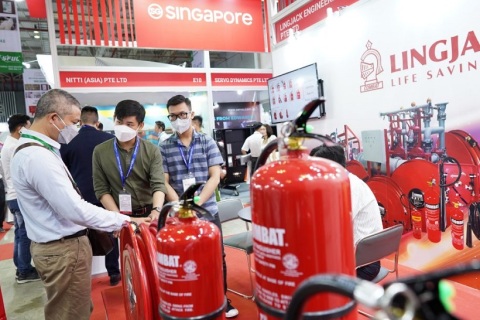 越南安防及消防展览会展会现场图片