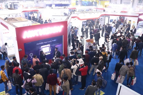 印度新德里安防展览会展会现场图片