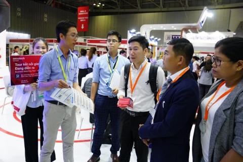 越南安防及消防展览会展会现场图片