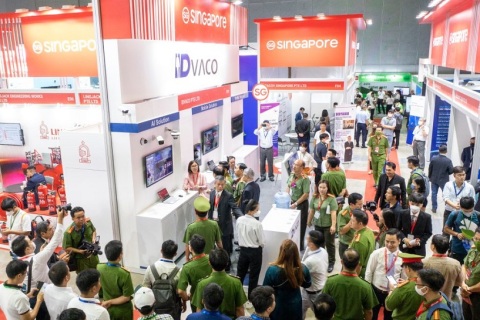 越南安防及消防展览会展会现场图片