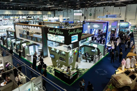 中东阿联酋阿布扎比防务展览会展会现场图片