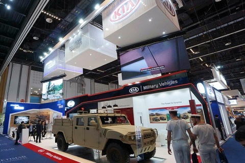 中东阿联酋阿布扎比防务展览会展会现场图片