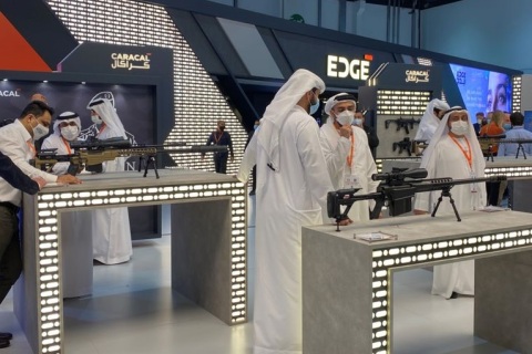 中东阿联酋阿布扎比防务展览会展会现场图片