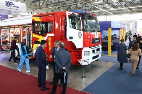 乌兹别克斯坦塔什干安防消防展览会展会现场图片