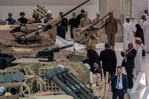 中东阿联酋阿布扎比防务展览会展会现场图片