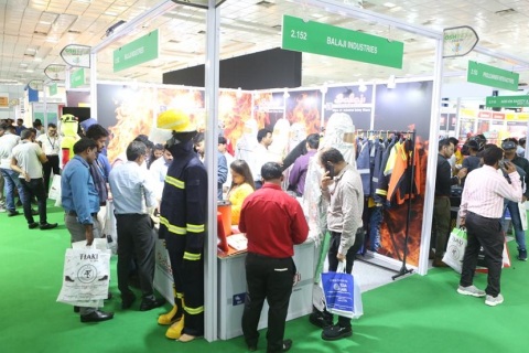 印度劳保展览会展会现场图片