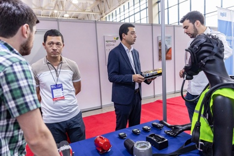 乌兹别克斯坦塔什干安防消防展览会展会现场图片