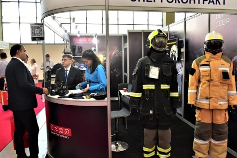 乌兹别克斯坦塔什干安防消防展览会展会现场图片