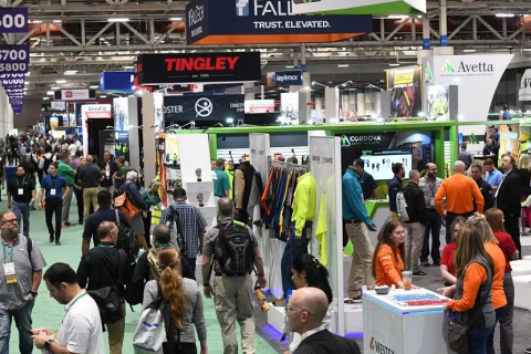 美国安全及劳保用品展览会展会现场图片