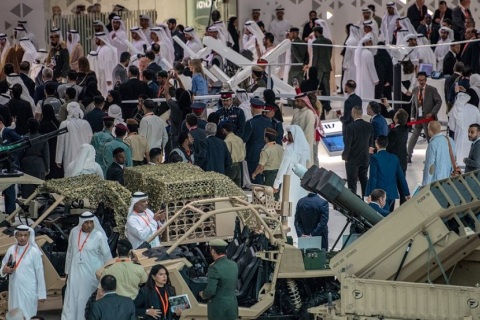 中东阿联酋阿布扎比防务展览会展会现场图片