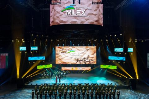 白俄罗斯防务与军警展览会展会现场图片