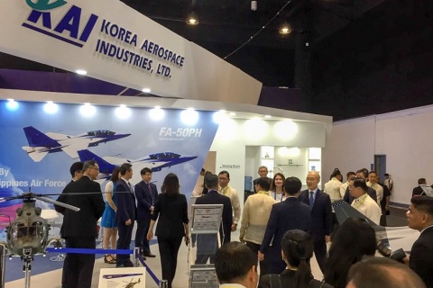 菲律宾马尼拉军警防务展览会展会现场图片