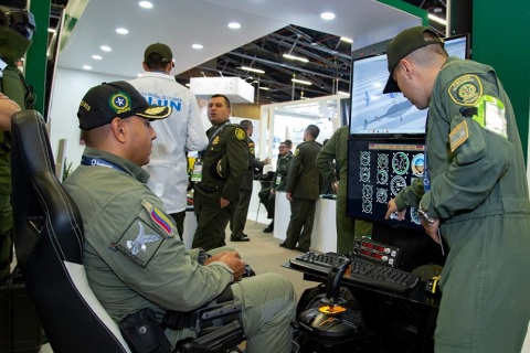 哥伦比亚波哥大军警防务展览会展会现场图片