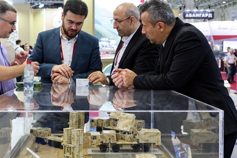 俄罗斯莫斯科军警防务展展会现场图片