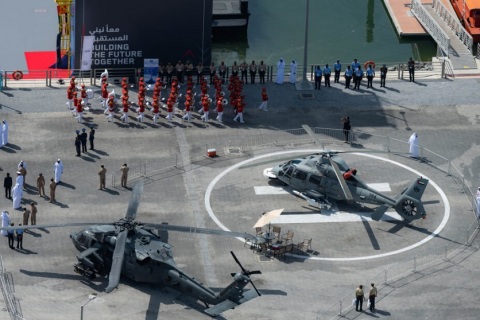 中东阿布扎比海军防务展览会展会现场图片