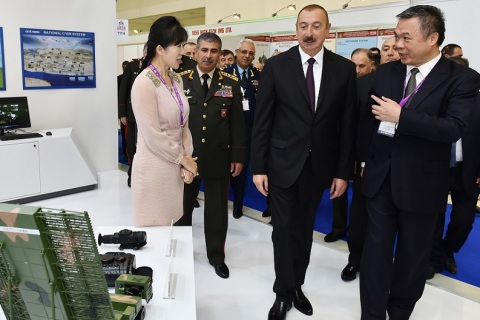 阿塞拜疆巴库军警防务展览会展会现场图片