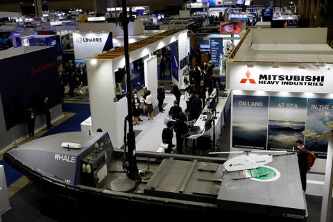 日本东京军警防务展览会展会现场图片