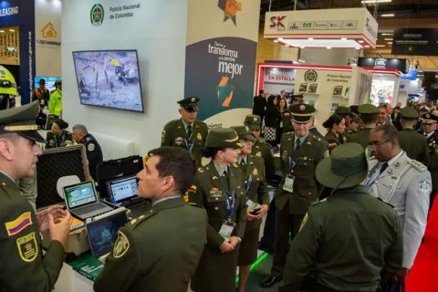 哥伦比亚波哥大军警防务展览会展会现场图片