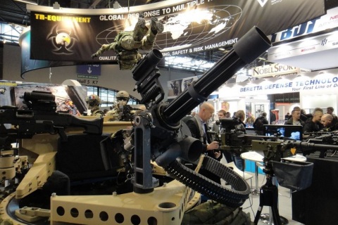 法国巴黎防务军警及国土安全展MILIPOL展会现场图片