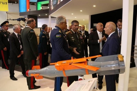 阿塞拜疆巴库军警防务展览会展会现场图片