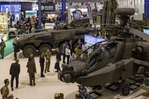 英国伦敦军警防务展览会展会现场图片