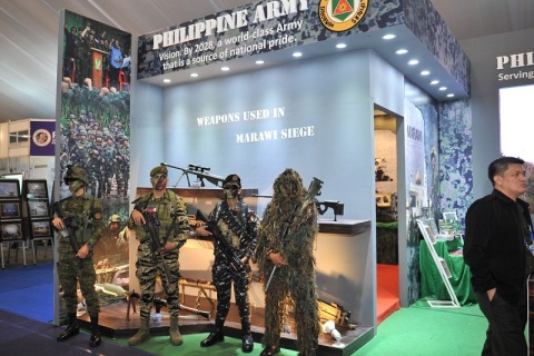 菲律宾马尼拉军警防务展览会展会现场图片
